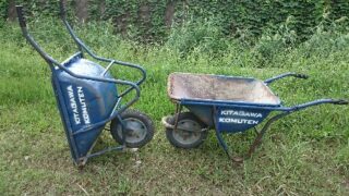 一輪車のリフォーム工事