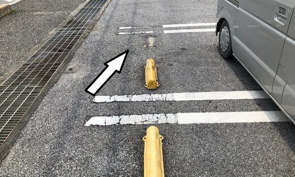 パーキングブロックの修理工事