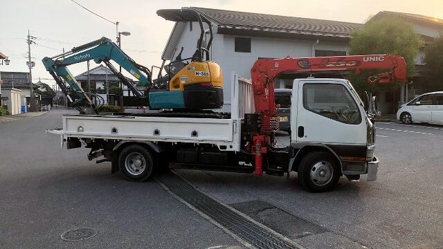 アイヨンユンボを回送