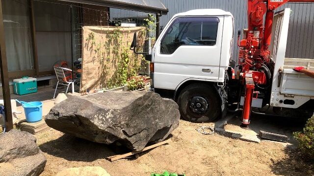 庭石の設置工事