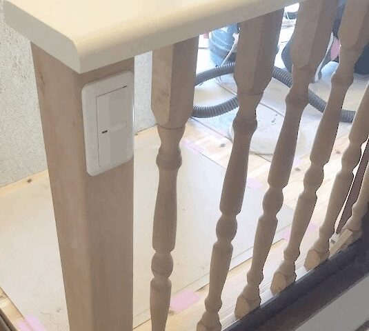 階段手すりの改造【 彦根市 】