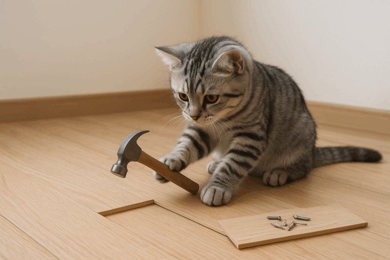 事務所の床改装を行いました  草津市